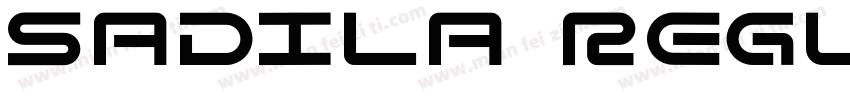 Sadila Regular字体转换